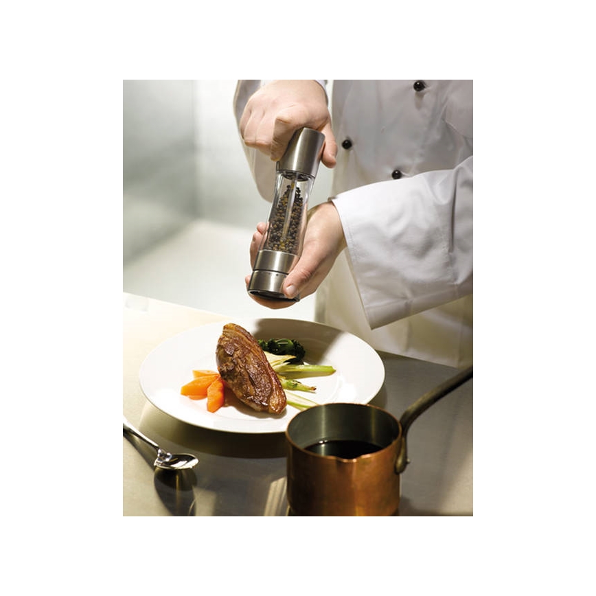 Cole&Mason - DERWENT borsdaráló 19 cm, fényes króm