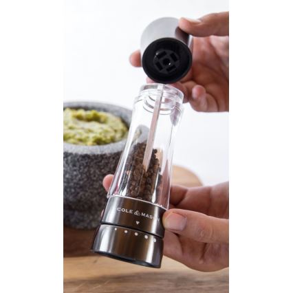 Cole&Mason - DERWENT só- és borsőrlő készlet, 2 db, 19 cm, antracit