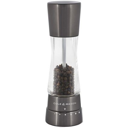 Cole&Mason - DERWENT só- és borsőrlő készlet, 2 db, 19 cm, antracit