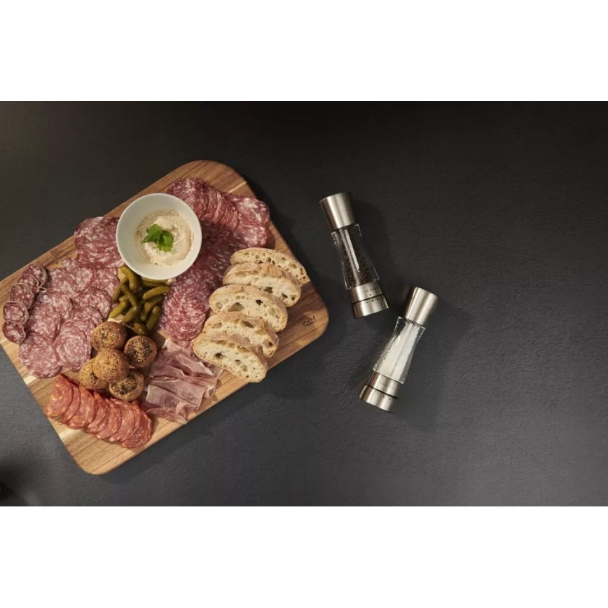 Cole&Mason - DERWENT só- és borsőrlő készlet, 2 db, 19 cm, fényes króm