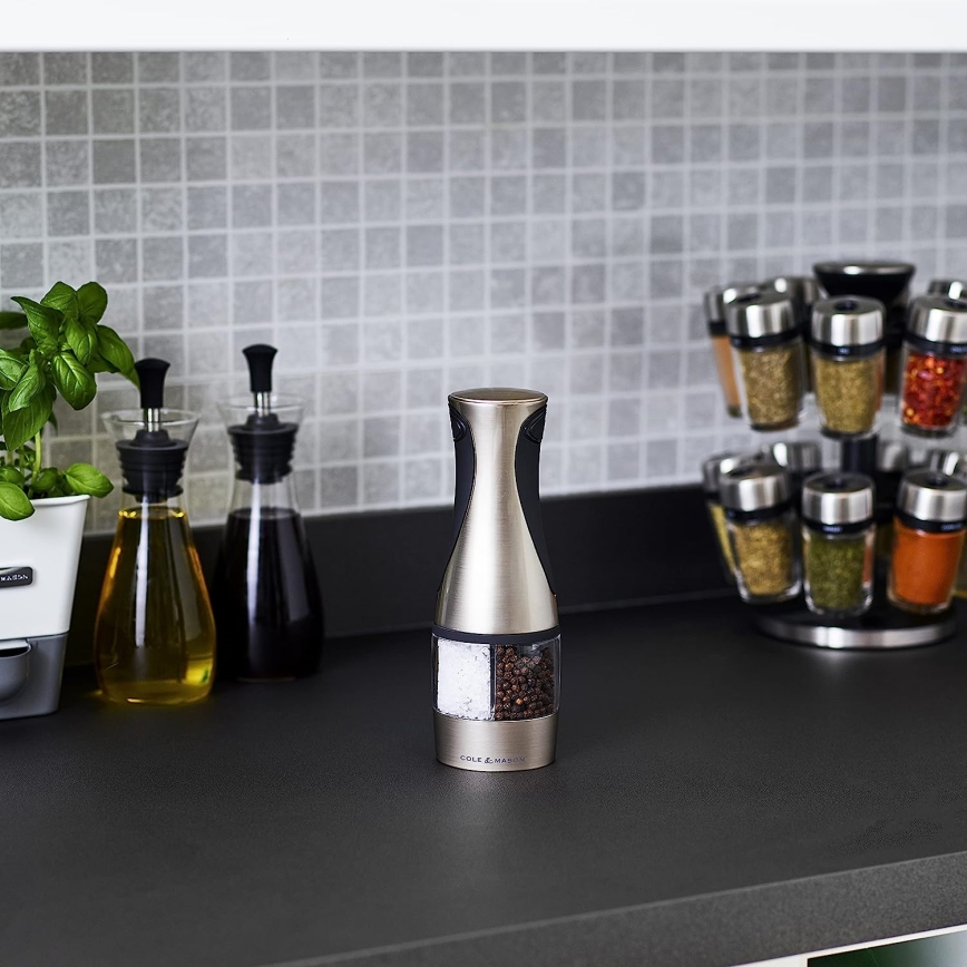 Cole&Mason - Elektromos fűszerdaráló 2in1 KEW 6xAAA 21 cm