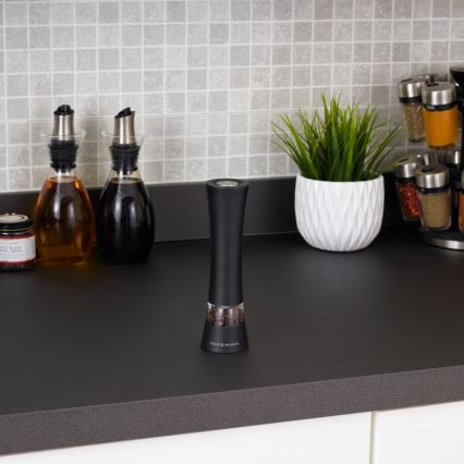 Cole&Mason - Elektromos daráló sóhoz és borshoz BURFORD 4xAAA 18 cm fekete