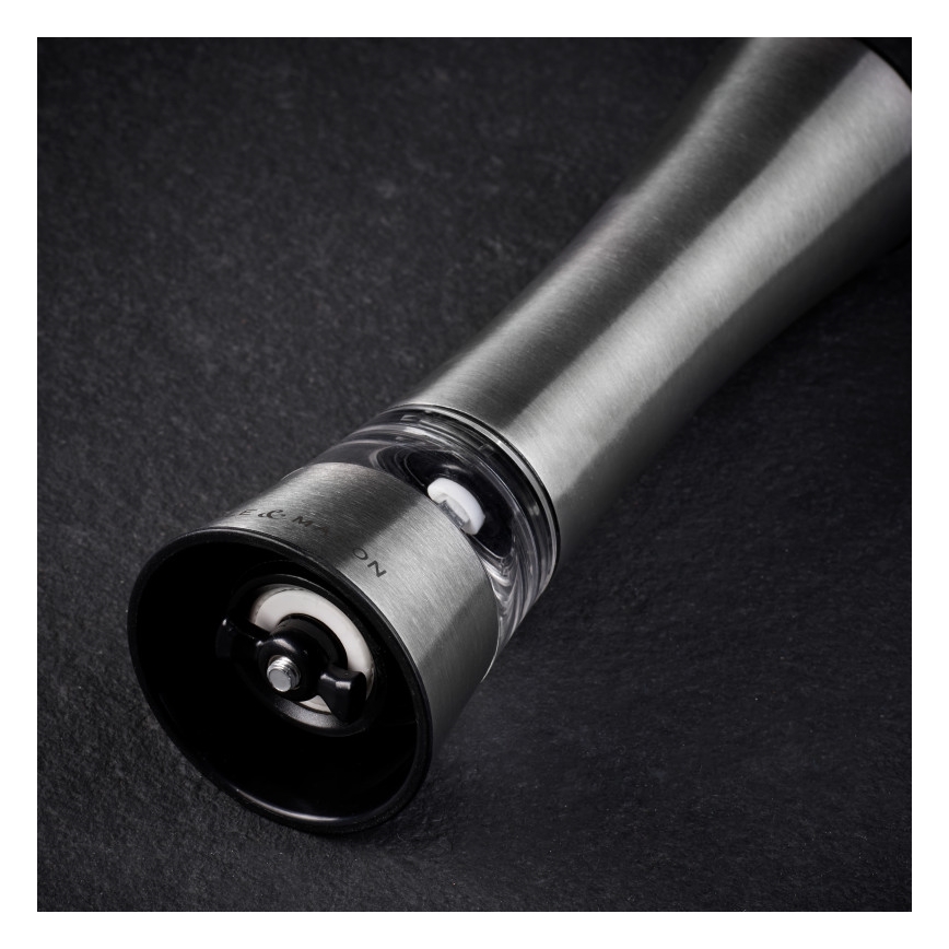 Cole&Mason - Elektromos salt or pepper grinder BURFORD 4xAAA 18 cm matt króm