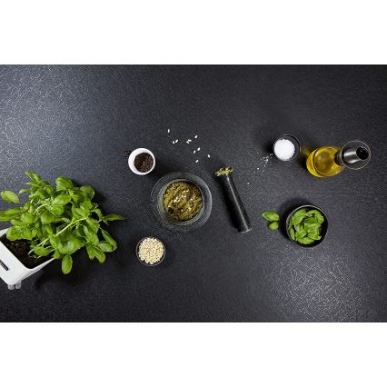 Cole&Mason - Gránit mozsár és törőfa GRANITE 18 cm átmérőjű gránit/fekete