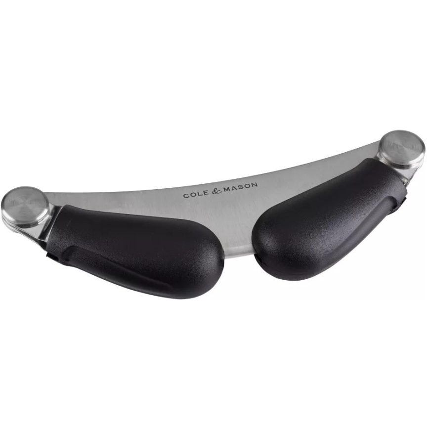 Cole&Mason - Konyhai vágódeszka hajlított késsel 21,5x51,5 cm bükk