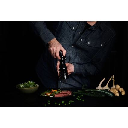 Cole&Mason - Só- és borsőrlő készlet LONDON 2 db 18 cm bükk/fekete