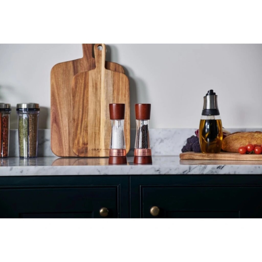 Cole&Mason - Só- és borsdaráló készlet DERWENT 2 db 19 cm bükkfa/barna