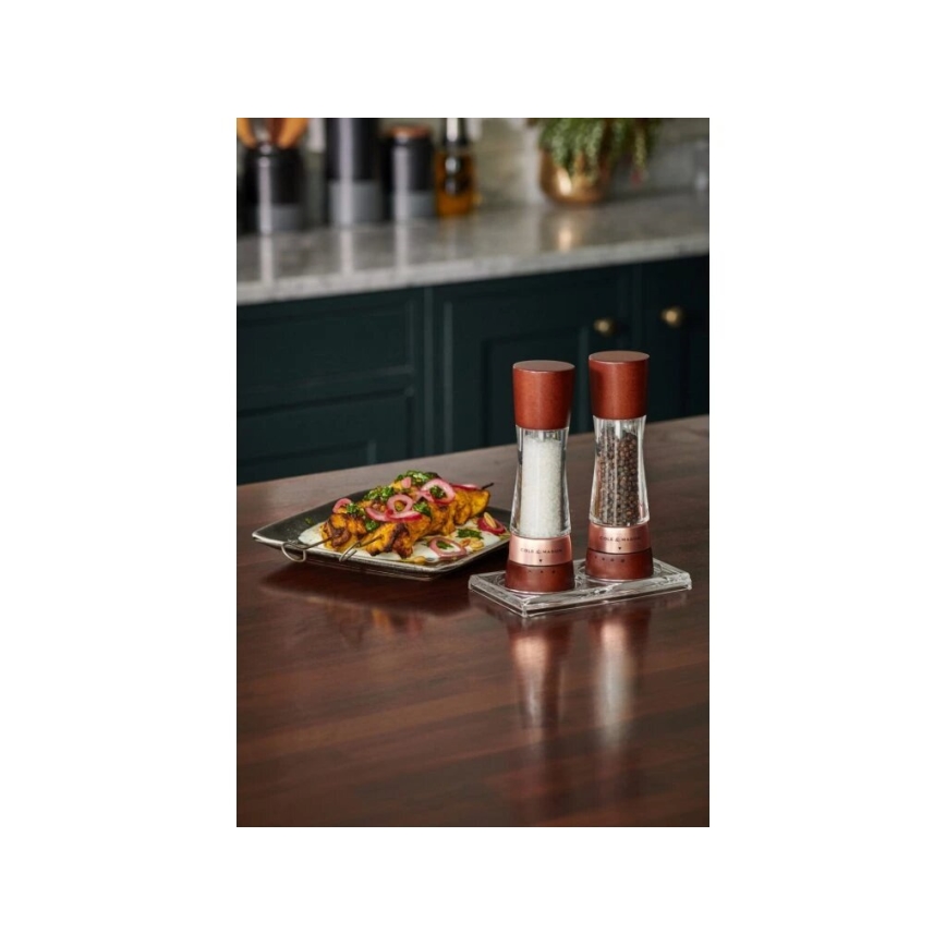 Cole&Mason - Só- és borsdaráló készlet DERWENT 2 db 19 cm bükkfa/barna