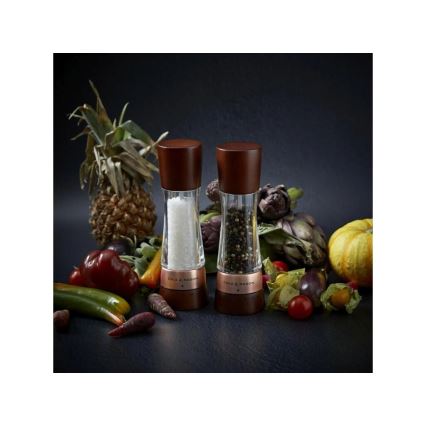 Cole&Mason - Só- és borsdaráló készlet DERWENT 2 db 19 cm bükkfa/barna