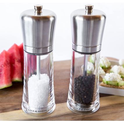 Cole&Mason - Só- és borsdaráló készlet SANDOWN 2 db 18 cm