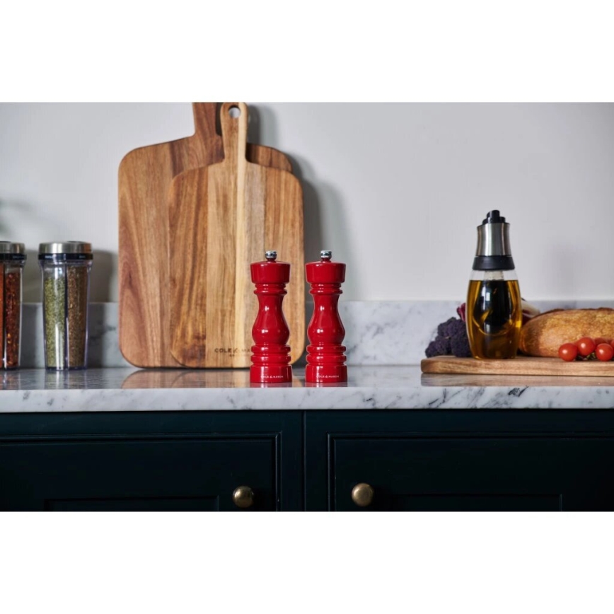 Cole&Mason - Sódaráló LONDON 18 cm bükkfa/piros