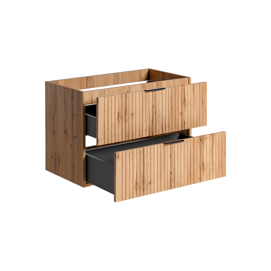 COMAD ADEL OAK 82-80-B-2S - Mosdó alatti fürdőszobaszekrény ADEL 57x80,2 cm tölgy