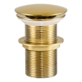 COMAD CLICK-CLACK T201G-3 - Mosdó bűzzáró CLICK-CLACK átm. 7 cm fényezett arany