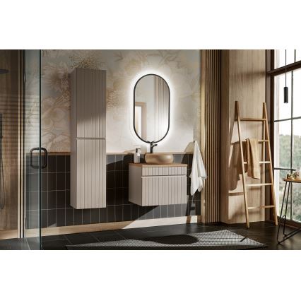 COMAD ICONIC CASHMERE 82-60-D-1S - mosdó alatti fürdőszobai szekrény ICONIC 46x60 cm bézs