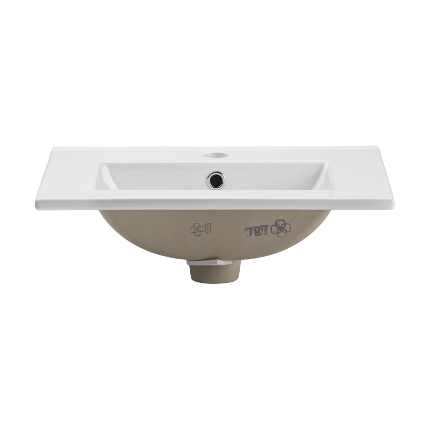 COMAD UM-2050RB DANCE 50 - Beépíthető mosdó DANCE 52x40 cm kerámia/fényes fehér