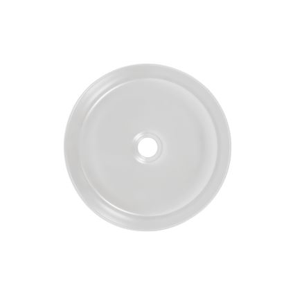 COMAD UM-6259 SIMPLE 8. - SIMPLE mosdó 36 cm átmérőjű, kerámia/matt fehér/matt fekete, pultba építhető