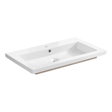 COMAD UM-8070 SPIRIT 80 DP - Besüllyesztett SPIRIT mosdó 46x81 cm, fehér