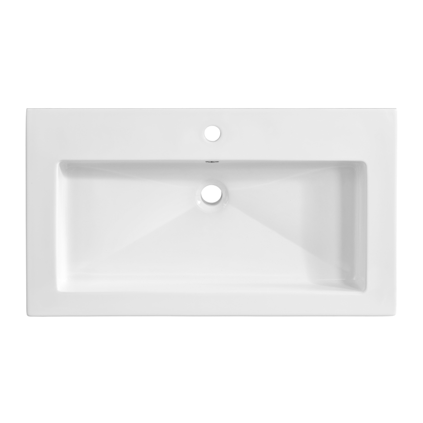 COMAD UM-8070 SPIRIT 80 DP - Besüllyesztett SPIRIT mosdó 46x81 cm, fehér