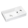 COMAD UM-VEDEA 40 - VEDEA 40x22 cm-es mosdó asztalra, kerámia/fényes fehér