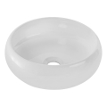 COMAD UN-WIKI-SW - WIKI mosdó 36 cm átmérőjű, kerámia, fényes fehér, pultba építhető