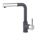 Concept BDG4527DG - Konyhai csaptelep kihúzható zuhanyfejjel, 26,9 cm, gránit/sötétszürke