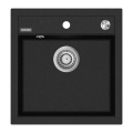 Concept DG00C50BC - CUBIS konyhai mosogató 49x51 cm gránit/fekete
