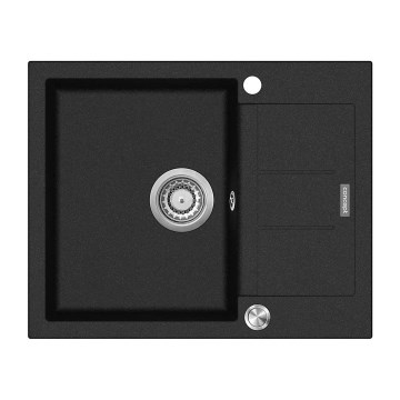 Concept DG05C45BC - CUBIS konyhai mosogató 50x62 cm gránit/fekete