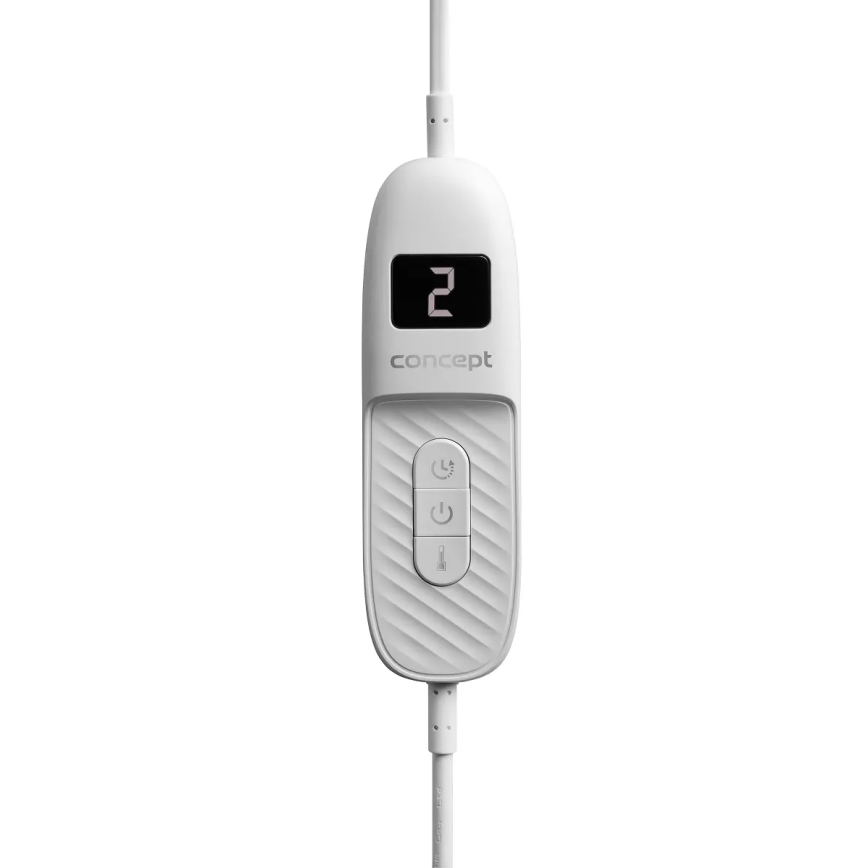 Concept DV7420 - Elektromos melegítő takaró 160W/230V 180x130 cm szürke/fehér