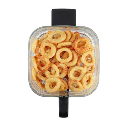 Concept FR5500 - Forró levegős sütő GLASS & FAST 5,5 l 1200W/230V fekete