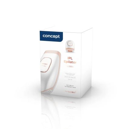 Concept IL3000 - IPL szőrtelenítő PERFECT SKIN 36W/230V fehér/rózsaarany