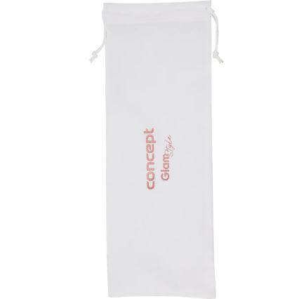 Concept KK2125 - Kúpos hajgöndörítő GLAM STYLE 42W/230V fehér/rózsaarany