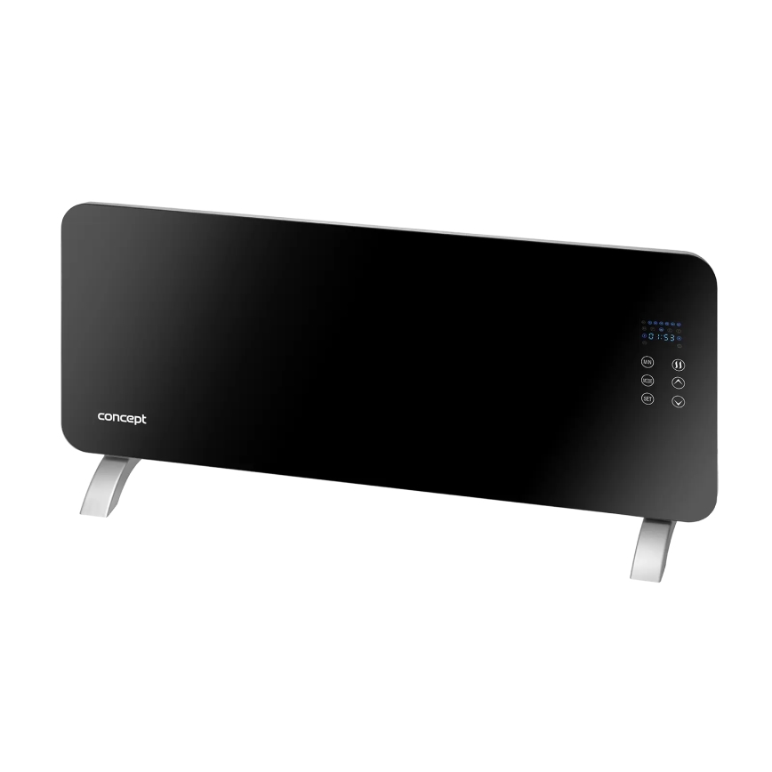 Concept KS4010 - Elektromos konvektor (1000/2000 W) IP24 fekete + távirányító