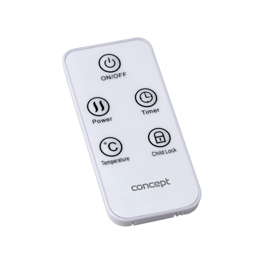 Concept KS4010 - Elektromos konvektor (1000/2000 W) IP24 fekete + távirányító