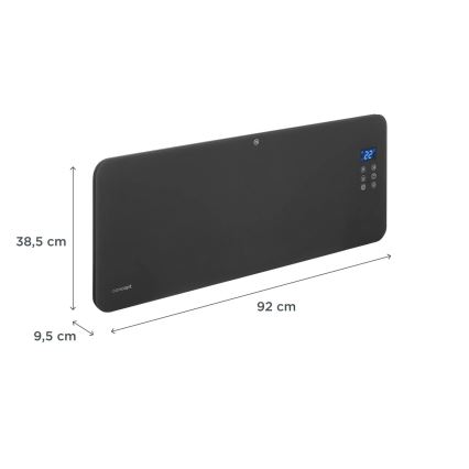 Concept KS4100 - Okos elektromos konvektor/hősugárzó 1000/2000W Wi-Fi IP24 szürke