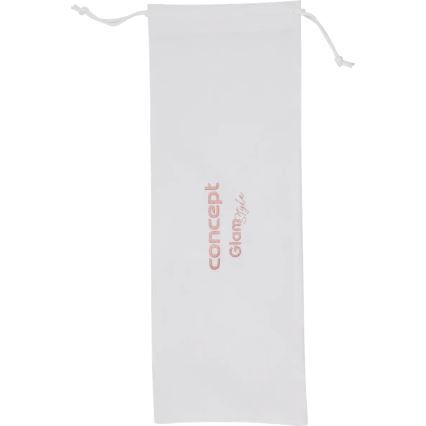 Concept KT2140 - GLAM STYLE háromcsöves hajgöndörítő 100W/230V fehér/rózsaarany