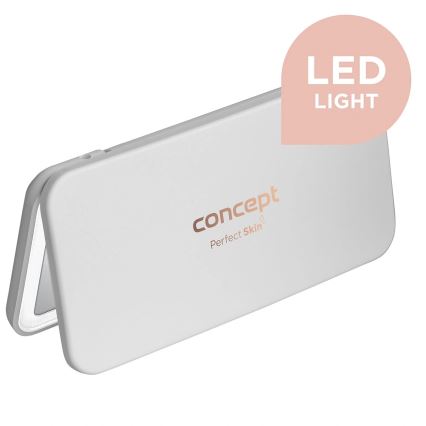 Concept KZ2010 - LED zsebtükör PERFECT SKIN LED/1,5W/5V 4500-5500K 300 mAh fehér