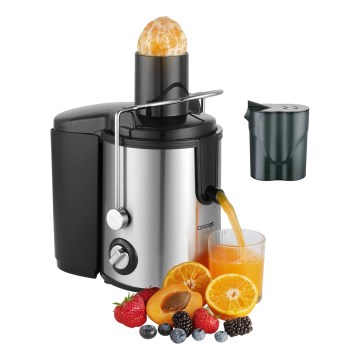 Concept LO7095 - Centrifugális gyümölcsprés 1000W/230V fekete/rozsdamentes acél