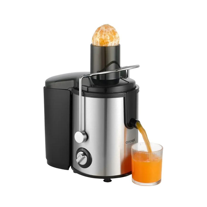 Concept LO7095 - Centrifugális gyümölcsprés 1000W/230V fekete/rozsdamentes acél