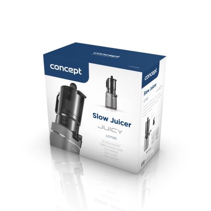 Concept LO7120 - Lassú facsaró JUICY 250W/230V szürke