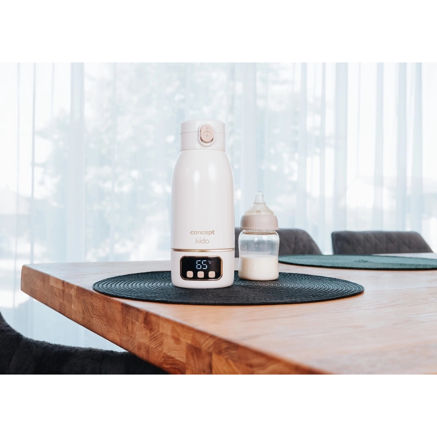 Concept OC4000 - KIDO utazó víz- és tejmelegítő 500 ml 36W/7,4V 5000 mAh bézs