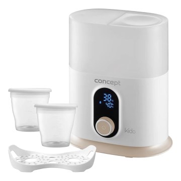 Concept OL4010 - KIDO 3 az 1-ben cumisüveg-melegítő 200W/230V fehér