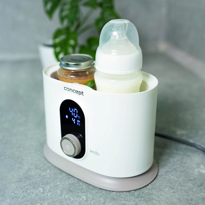 Concept OL4010 - KIDO 3 az 1-ben cumisüveg-melegítő 200W/230V fehér
