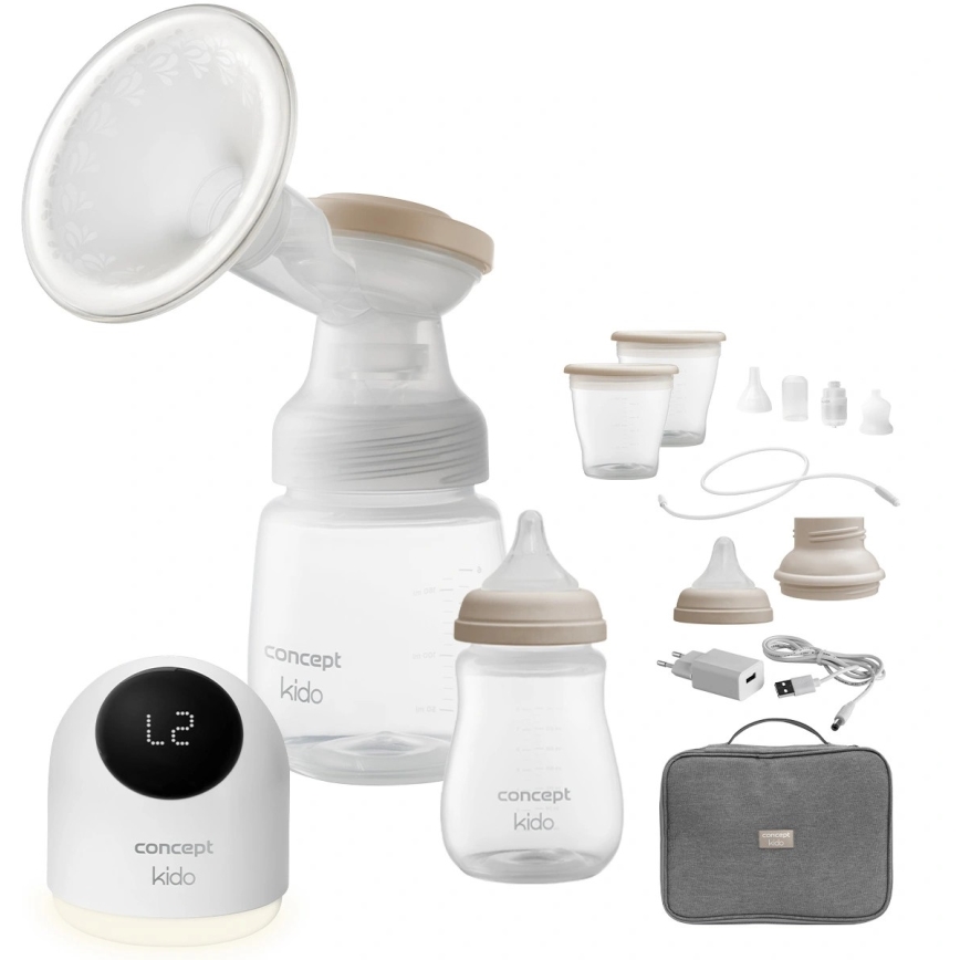 Concept OM4000 - Elektromos mellszívó 2 az 1-ben KIDO, fehér