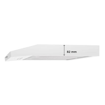 Concept OPP1260wh - Függesztett páraelszívó 59,5 cm fehér