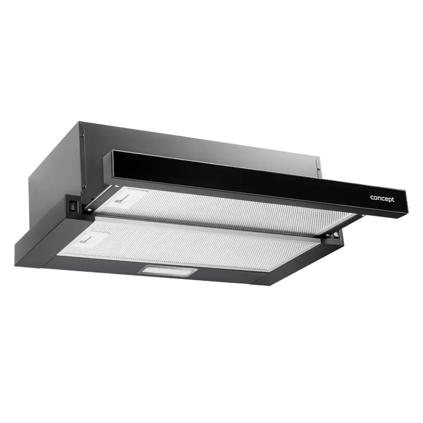 Concept OPV3560bc - Kihúzható páraelszívó 59,5 cm fekete