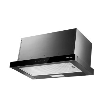 Concept OPV3860bc - 60 cm-es kihúzható páraelszívó, fekete