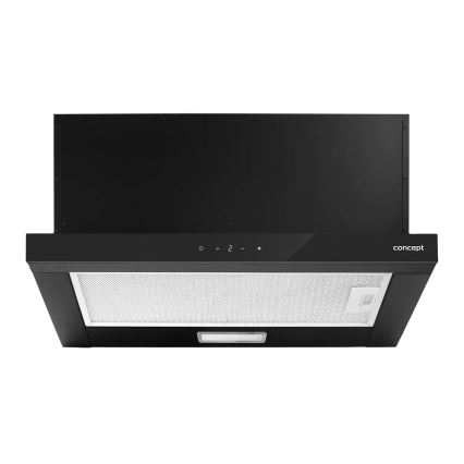 Concept OPV3860bc - 60 cm-es kihúzható páraelszívó, fekete