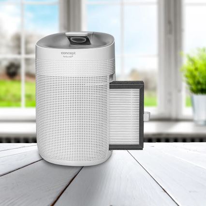 Concept OV1200 - Párátlanító és légtisztító PERFECT AIR 1 l 45W/230V fehér