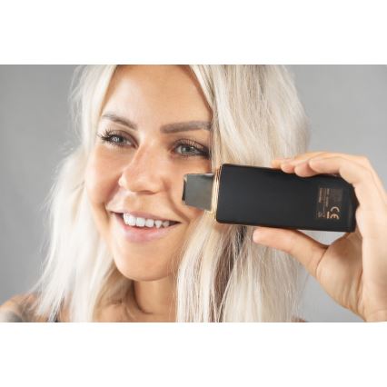 Concept PO2060 - Kozmetikai ultrahangos spatula PERFECT SKIN 3,5W/5V USB 500 mAh IPX6 fekete