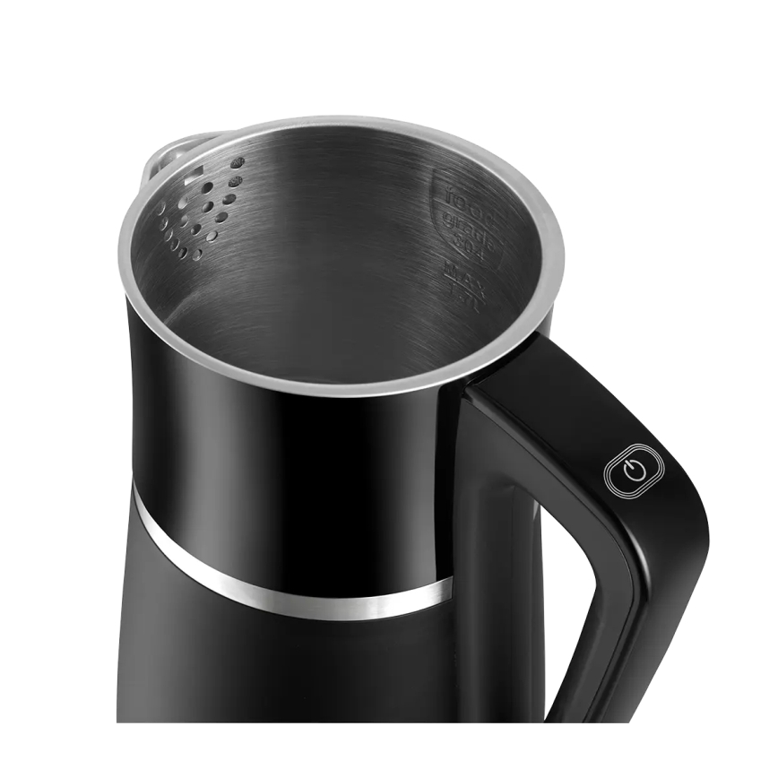 Concept RK3100 - Gyorsforraló hőmérséklet-szabályozással, 1,7 l, 2200W/230V, fekete